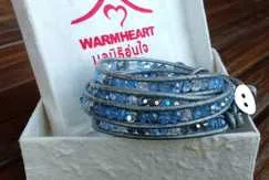 Crystal wrap bracelet