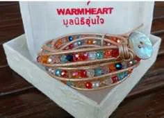crystal wrap bracelet