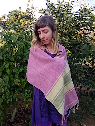 Cotton Natural Dyed Yarn Scarves