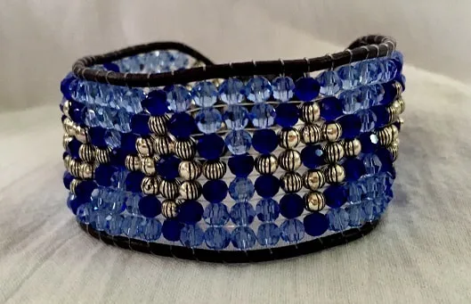Maya Blue Cuff Bracelet